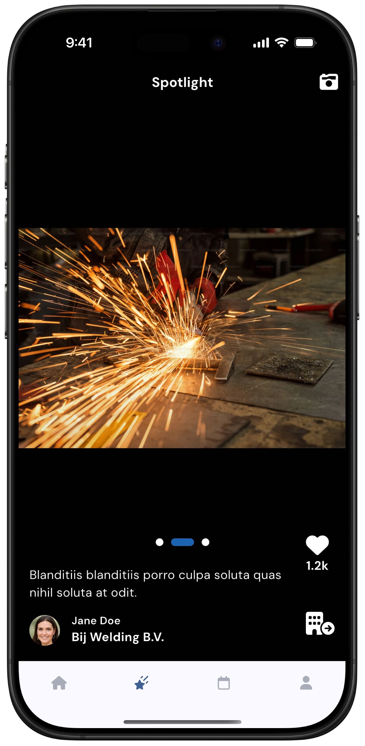 Spotlight functie in sam/sam student app - portfolio, resultaten en persoonlijke ontwikkeling